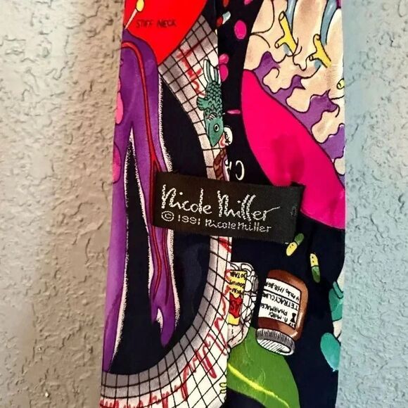 Nicole Miller Limited Edition 1991 Tie - Picture 4 of 4